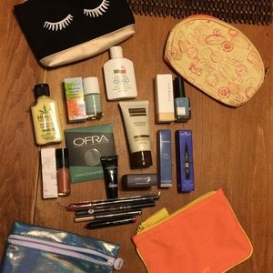 Set of 4 Ipsy bags, free samples shown included!